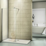 Walk in Dusche 30-160cm Duschtrennwand Duschwand 8/10mm Nano Glas H200cm