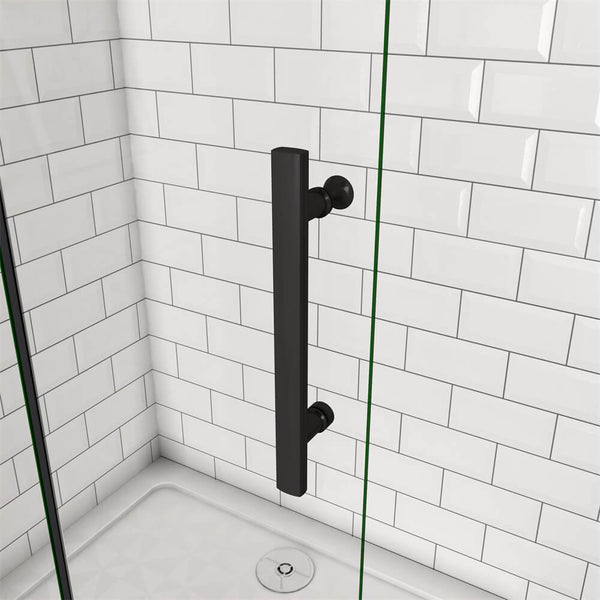 195cm Duschwand Duschtür Faltwand Glaswand Duschtrennwand Walk in Dusche