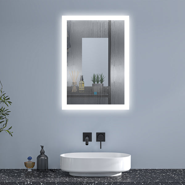 LED Badezimmerspiegel 500x700 mm beschlagfrei 